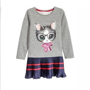 Cat with glasses dress